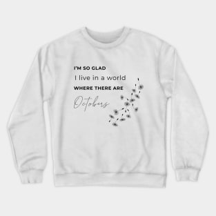 Anne of Green Gables Book Quote for Literature Lovers Crewneck Sweatshirt